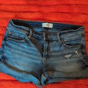 Buckle Blue Distressed Denim Women’s Shorts